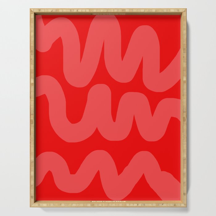 rowdy red Serving Tray Gallery Image 1