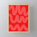 rowdy red Mini Art Print Gallery Image 1