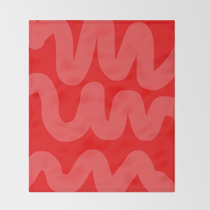 rowdy red Throw Blanket Gallery Image 2