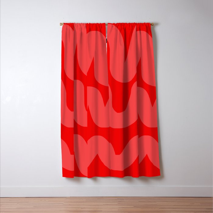 rowdy red Window Curtain Gallery Image 3