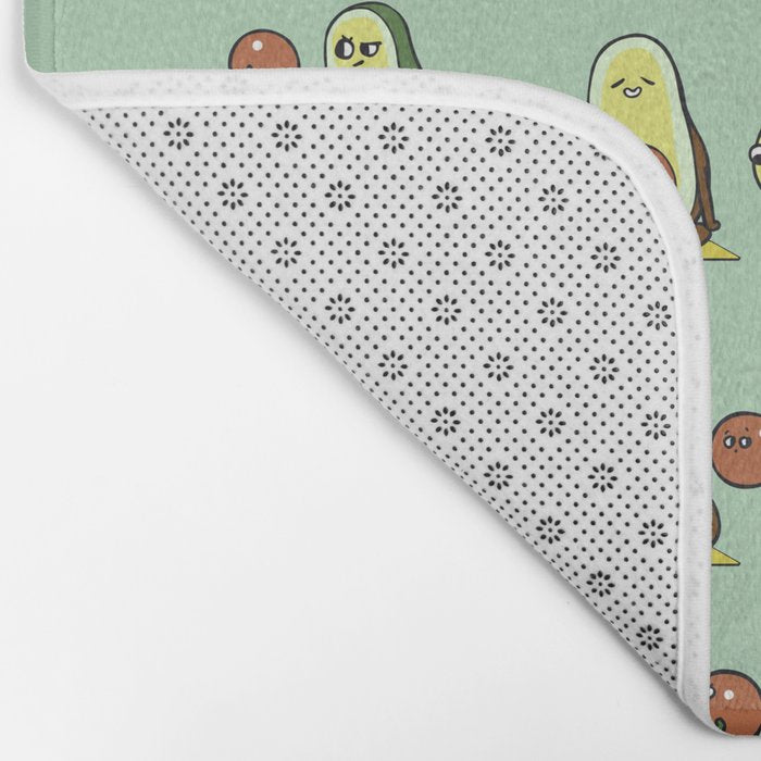 Avocado Yoga With The Seed Bath Mat Gallery Image 2