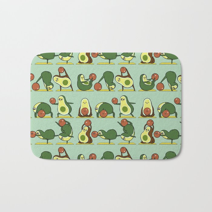 Avocado Yoga With The Seed Bath Mat Gallery Image 1