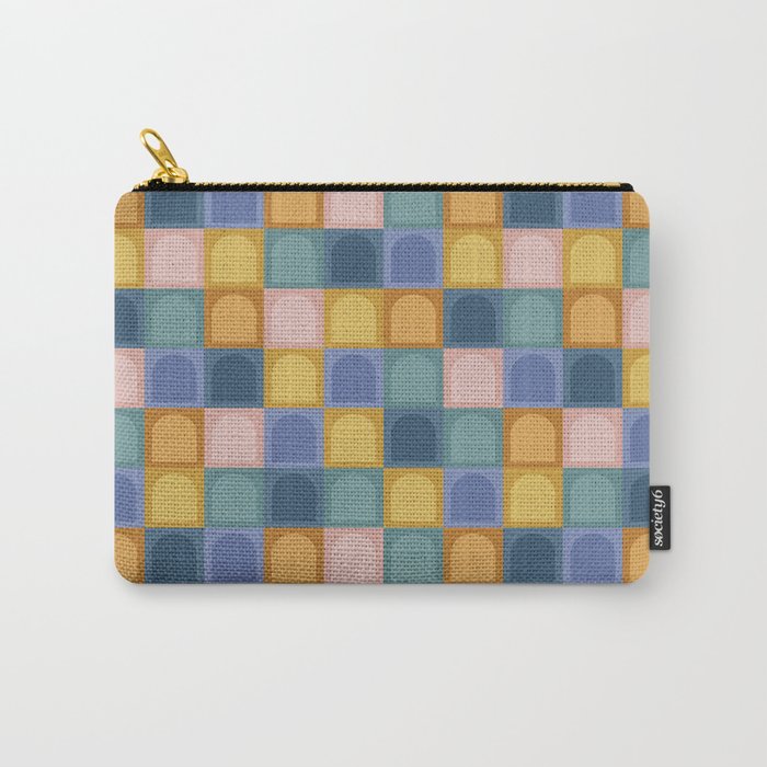 Checkered Arch Pattern II Carry All Pouch Gallery Image 1