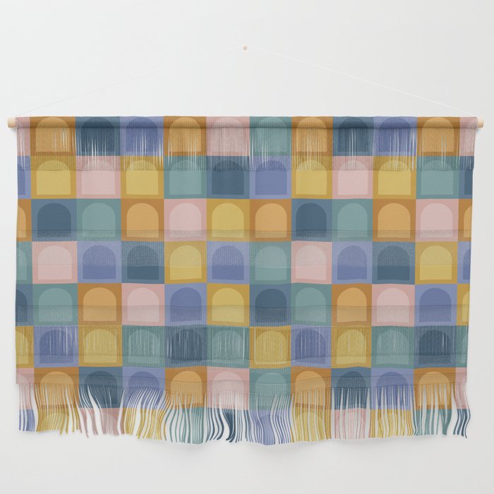 Checkered Arch Pattern II Wall Hanging Gallery Image 1