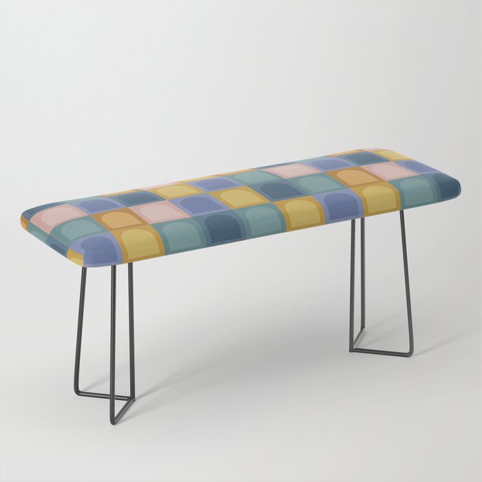 Checkered Arch Pattern II Bench Gallery Image 1
