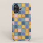 Checkered Arch Pattern II iPhone Case Gallery Image 1