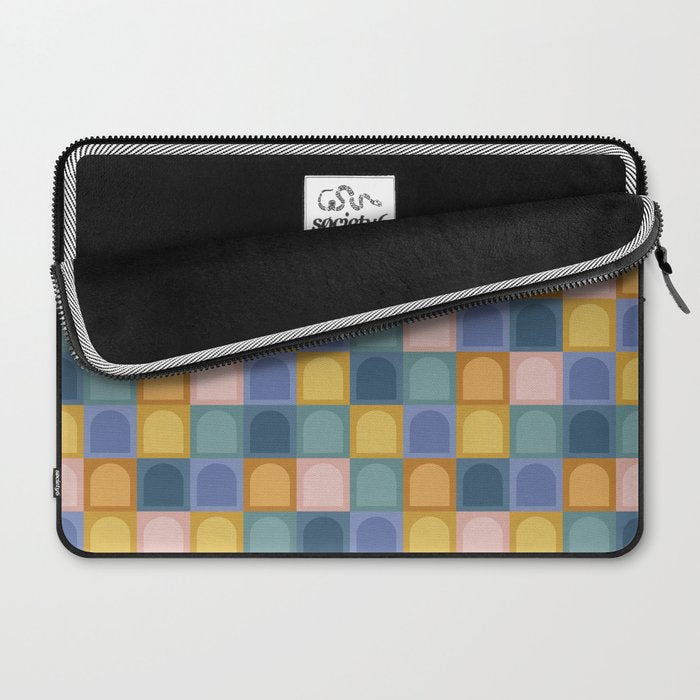 Checkered Arch Pattern II Laptop Sleeve Gallery Image 2