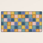 Checkered Arch Pattern II Desk Mat Gallery Image 3