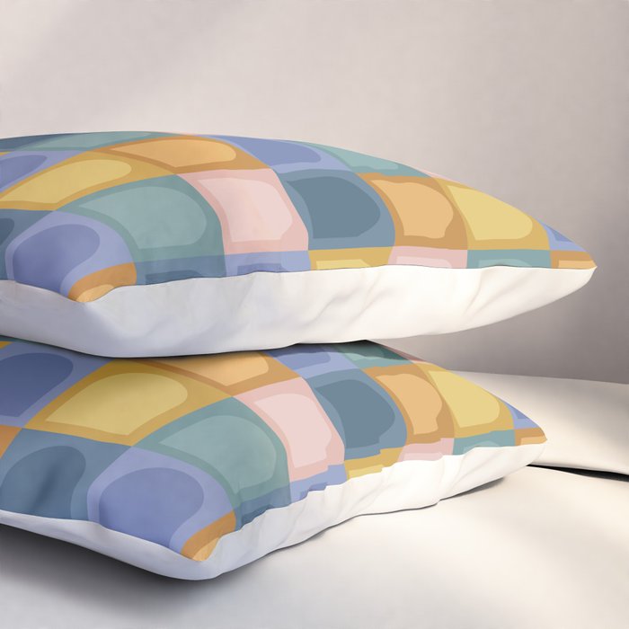 Checkered Arch Pattern II Pillow Sham Gallery Image 3