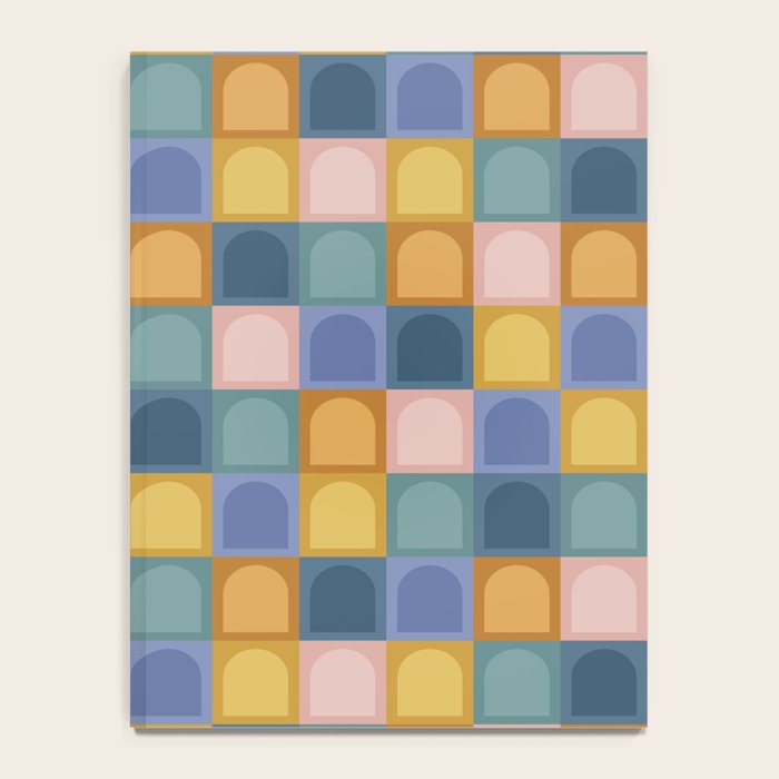 Checkered Arch Pattern II Notebook Gallery Image 4