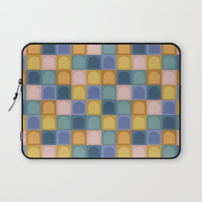 Checkered Arch Pattern II Laptop Sleeve Gallery Image 1