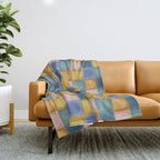 Checkered Arch Pattern II Throw Blanket Gallery Image 1