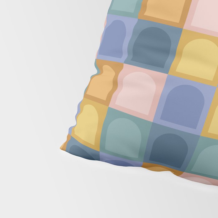 Checkered Arch Pattern II Pillow Sham Gallery Image 4
