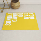 You Can Do Hard Things Rug Gallery Image 1