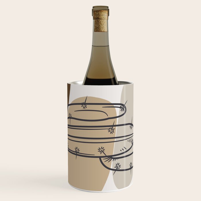 Abstract Cactus Wine Chiller Gallery Image 1