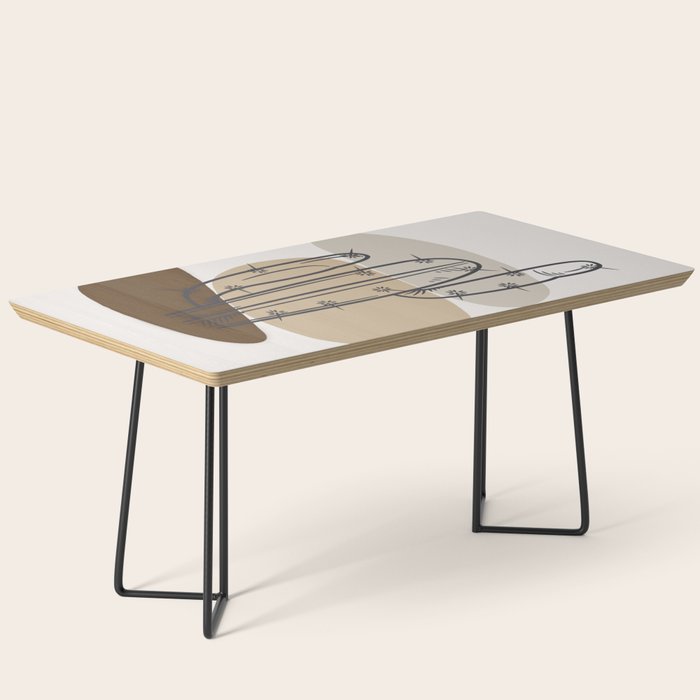 Abstract Cactus Coffee Table Gallery Image 1