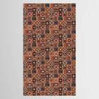 Geometric Tribal Patchwork Rug Design Tablecloth Gallery Image 2