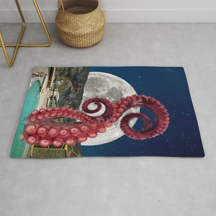 Octopus in the pool Rug Gallery Image 1