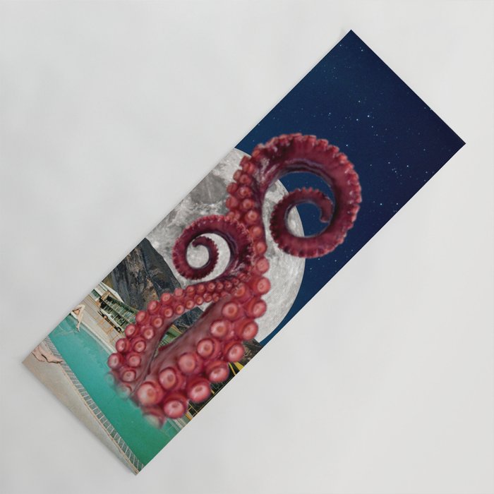 Octopus in the pool Yoga Mat Gallery Image 1