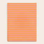 Fine Stripes Narrow Stripe Pattern in Pink and Orange Notebook Gallery Image 4