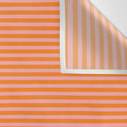 Fine Stripes Narrow Stripe Pattern in Pink and Orange Wall Tapestry Gallery Image 3