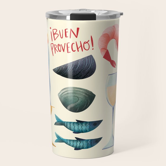Dinner in Spain Travel Mug Gallery Image 1