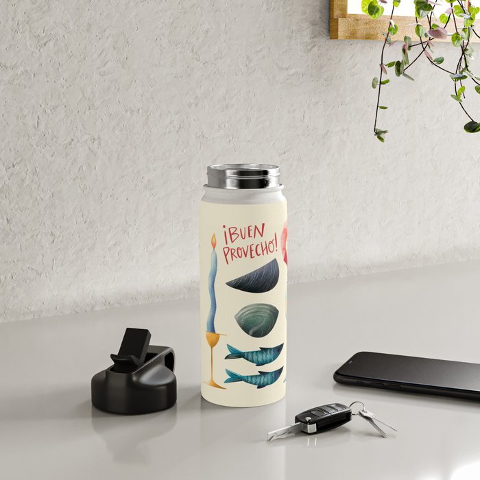 Dinner in Spain Water Bottle Gallery Image 4