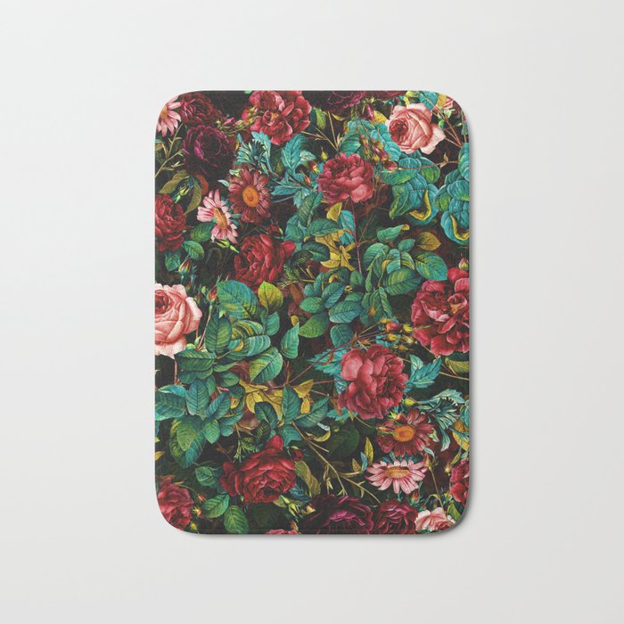 Rose Night Garden Bath Mat Gallery Image 1