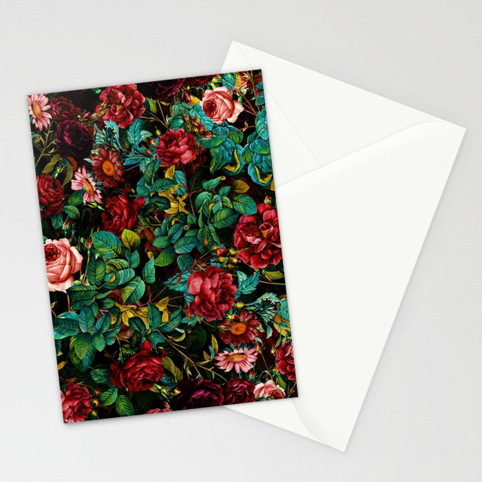 Rose Night Garden Stationery Card Gallery Image 2