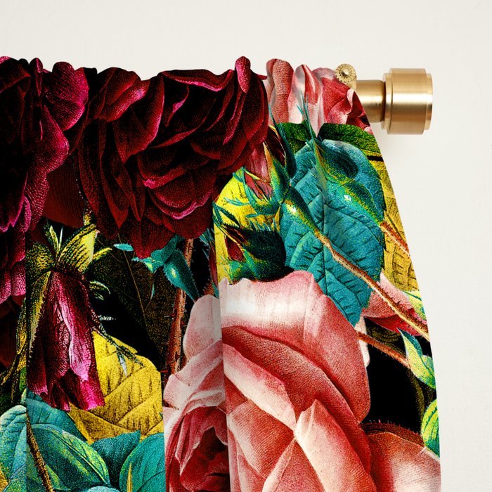 Rose Night Garden Window Curtain Gallery Image 2