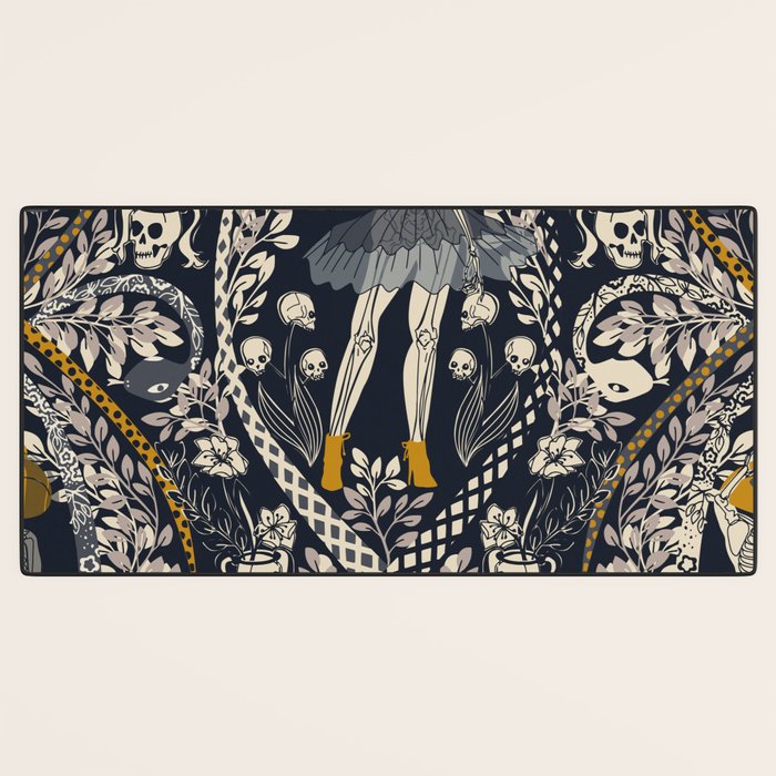 Gothic fashionista dark Desk Mat Gallery Image 3