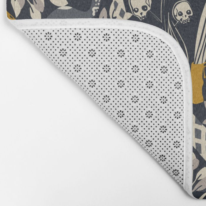 Gothic fashionista dark Bath Mat Gallery Image 2