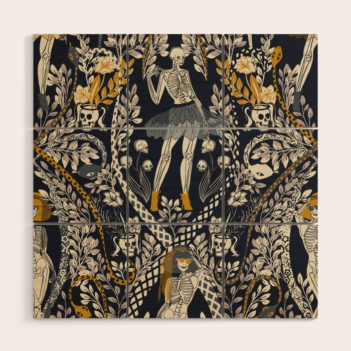 Gothic fashionista dark Wood Wall Art Gallery Image 1