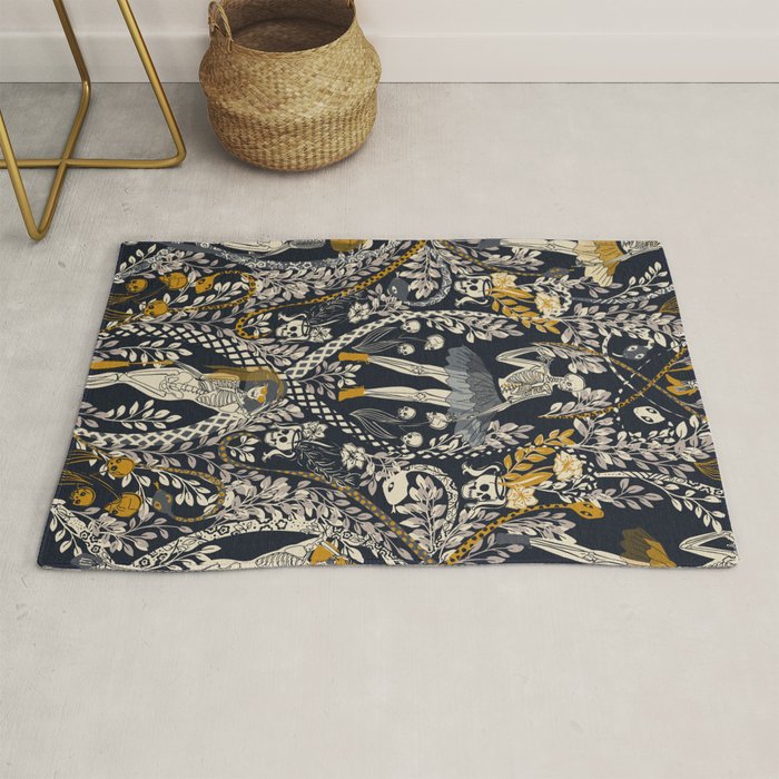 Gothic fashionista dark Rug Gallery Image 1