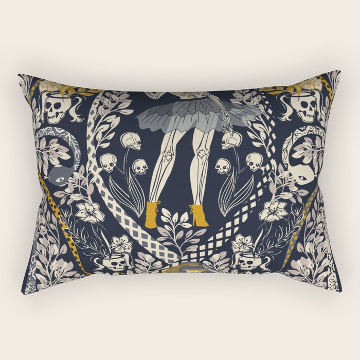 Gothic fashionista dark Rectangular Pillow Gallery Image 2