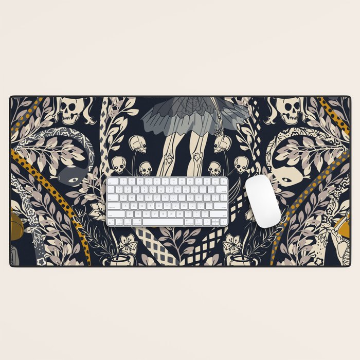 Gothic fashionista dark Desk Mat Gallery Image 1