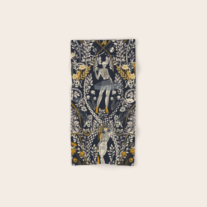 Gothic fashionista dark Bath Towel Gallery Image 1