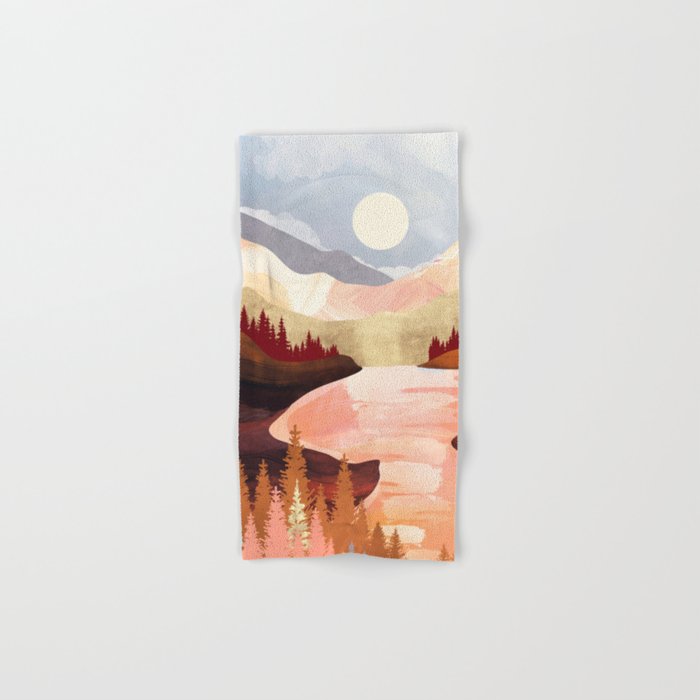 Mountain Forest Lake Bath Towel Gallery Image 1