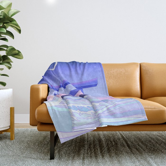 Floating World Throw Blanket Gallery Image 1