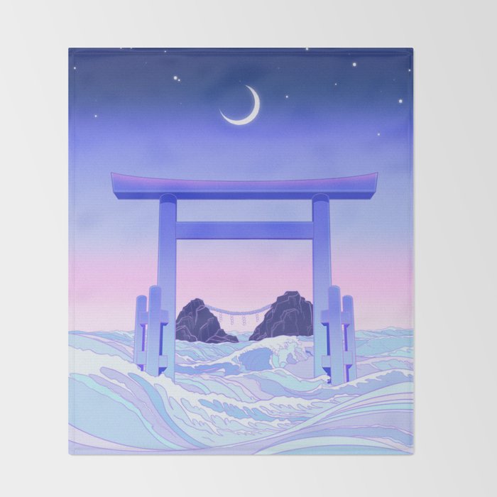 Floating World Throw Blanket Gallery Image 2