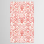 Beach treasures in coral red  Tablecloth Gallery Image 2