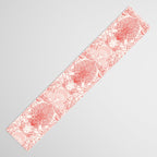 Beach treasures in coral red  Table Runner Gallery Image 3