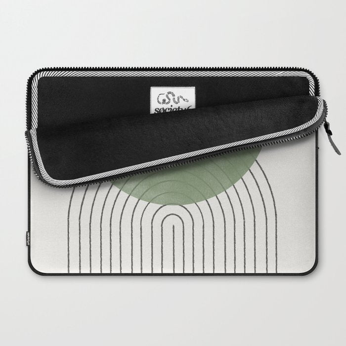 Green Sun Positive Vibe  Laptop Sleeve Gallery Image 2