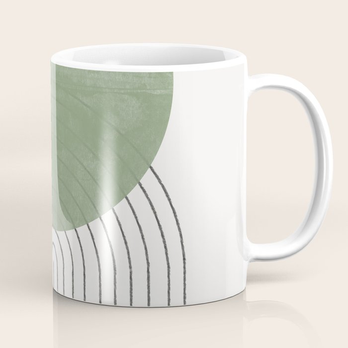 Green Sun Positive Vibe  Coffee Mug Gallery Image 1