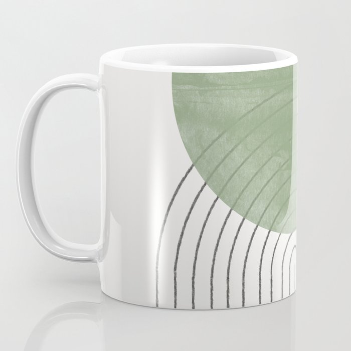 Green Sun Positive Vibe  Coffee Mug Gallery Image 3