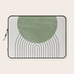 Green Sun Positive Vibe  Laptop Sleeve Gallery Image 1