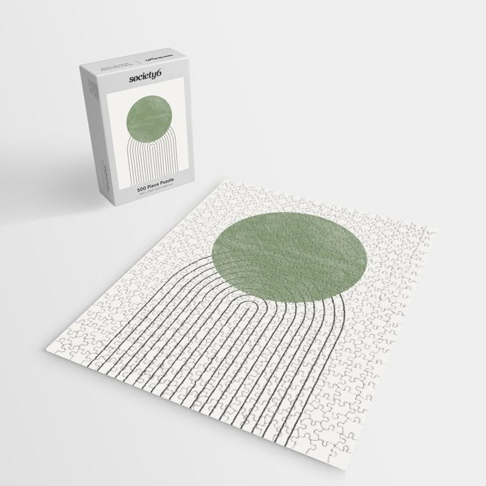 Green Sun Positive Vibe  Jigsaw Puzzle Gallery Image 2