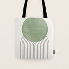 Green Sun Positive Vibe  Tote Bag Gallery Image 1