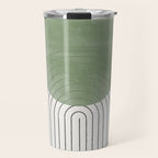 Green Sun Positive Vibe  Travel Mug Gallery Image 1