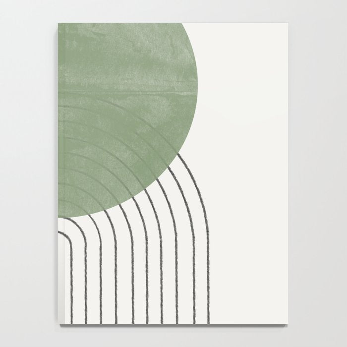 Green Sun Positive Vibe  Notebook Gallery Image 4